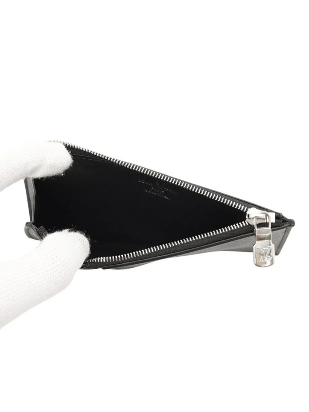 Louis Vuitton Card Case Damier Graphite Coin Holder Black